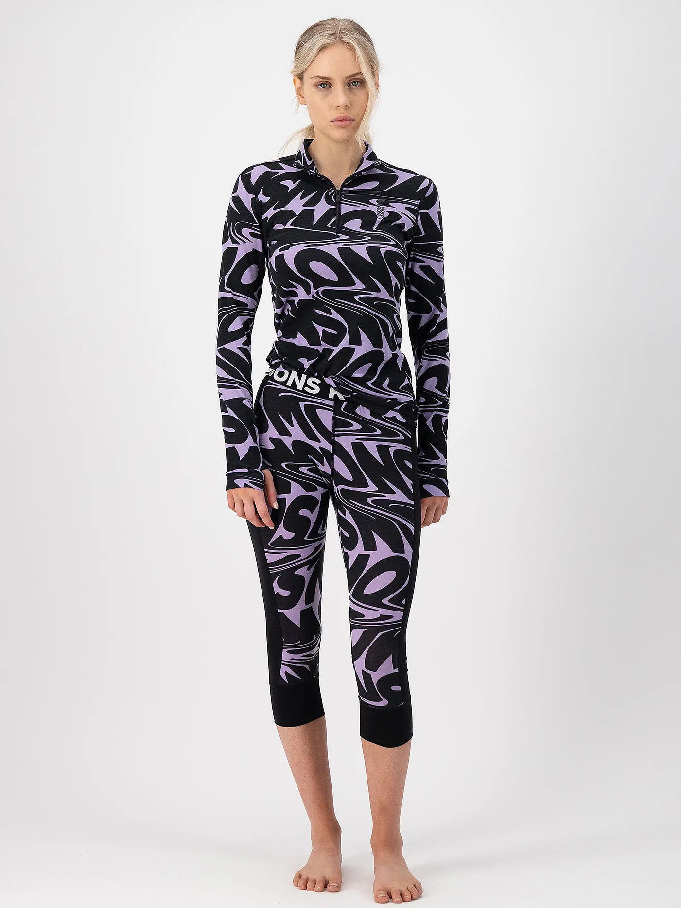 MONS ROYALE | Damen Funktionstight Cascade Merino Flex 200 3/4 | 
